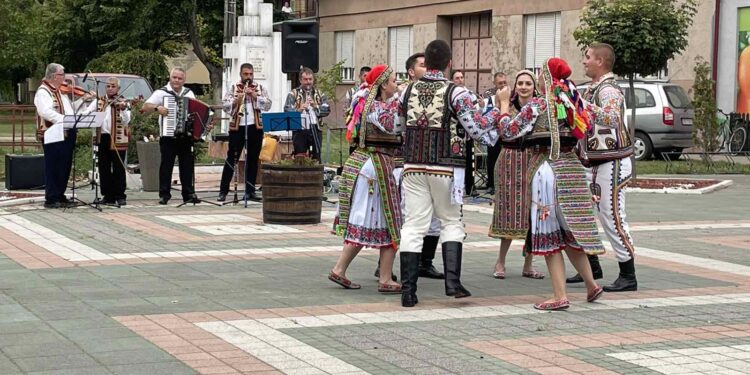 Orkestar i folklorni ansambl Doma kulture Doina iz Uzdina danas nastupali pred svojim sugrađanima