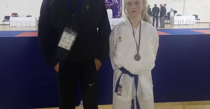 Još jedan veliki uspeh KK Kovačice na Prvenstvu Srbije za kadete i juniore, Nađi Lakičin bronzana medalja