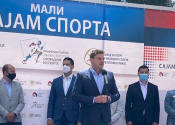 Gradonačelnik Pančeva Aleksandar Stevanović prisustvovao otvaranju „Malog sajma sporta“