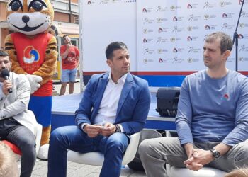 Udovičić, Štefanek i Borković razgovarali sa decom u Pančevu o važnosti sporta