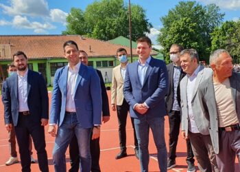 Gradonačelnik Pančeva Aleksandar Stevanović prisustvovao otvaranju „Malog sajma sporta“