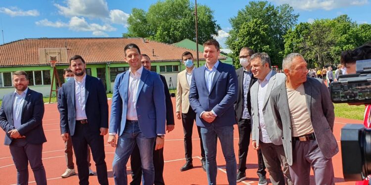 Gradonačelnik Pančeva Aleksandar Stevanović prisustvovao otvaranju „Malog sajma sporta“