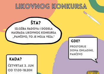 Izložba radova likovnog konkursa „Pančevo, to je moja veza“