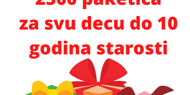KOVAČICA: Paketići za decu do deset godina