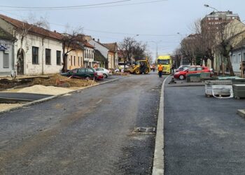 Asfaltiranje prvog dela Ulice Cara Lazara 14. marta