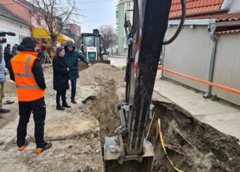 Počela rekonstrukcija ulice Josifa Marinkovića u Pančevu