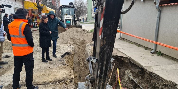 Počela rekonstrukcija ulice Josifa Marinkovića u Pančevu