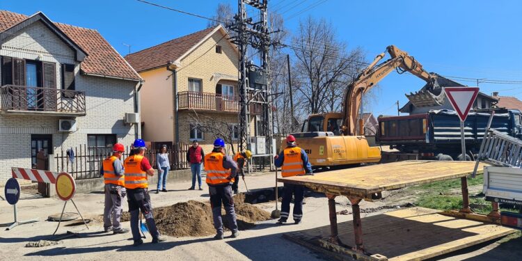 Počela rekonstrukcija Ulice Bratstva Jedinstva u Pančevu