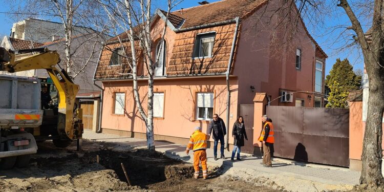 Počela rekonstrukcija ulice Branka Radičevića u Pančevu