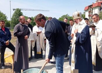 Osveštani temelji budućeg Hrama na Strelištu