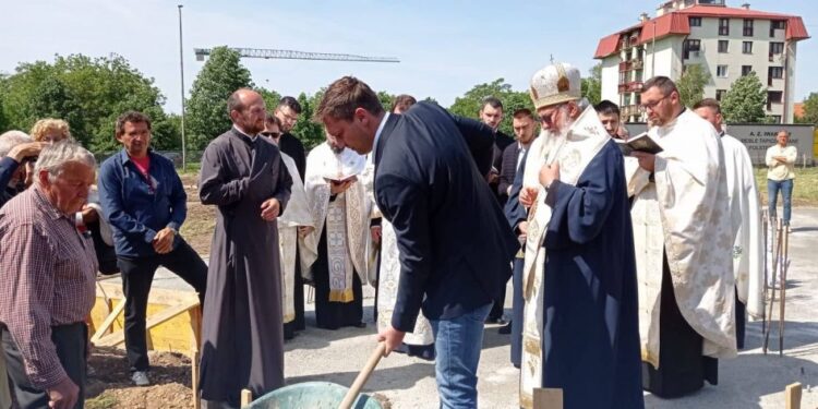 Osveštani temelji budućeg Hrama na Strelištu