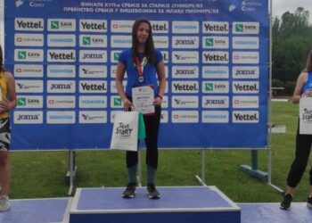 Prvenstvo Srbije u višeboju: Srebrna medalja za Ivonu Stamenović