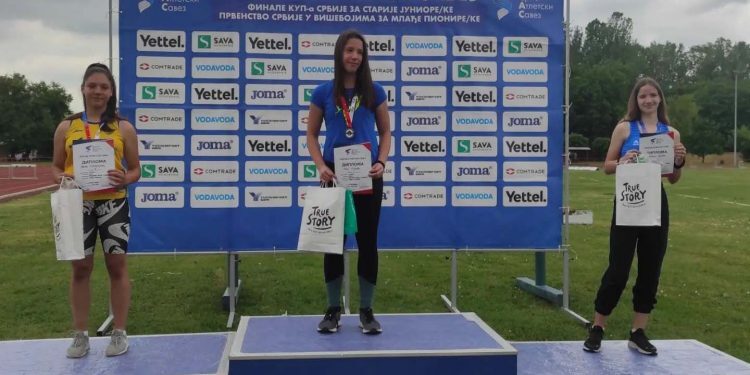 Prvenstvo Srbije u višeboju: Srebrna medalja za Ivonu Stamenović