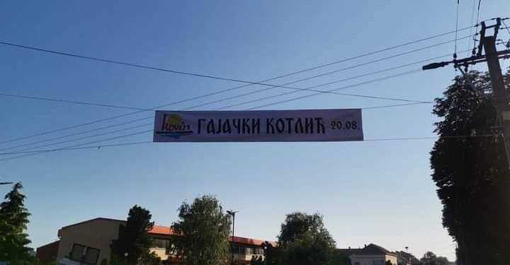 Zlatni kotlić Vojvodine 20. avgusta u Gaju