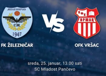 Prijateljska utakmica Železničar – OFK Vršac sutra u Pančevu
