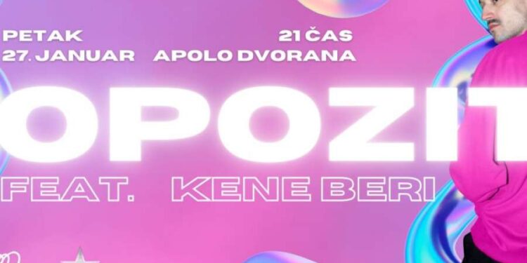 „Opozit“ žurka u Dvorani Apolo u Pančevu 27. januara