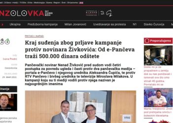 Dokaz vrhunske sramote „reformisanog“ pravosuđa ili „nezavisnog“ novinarstva?