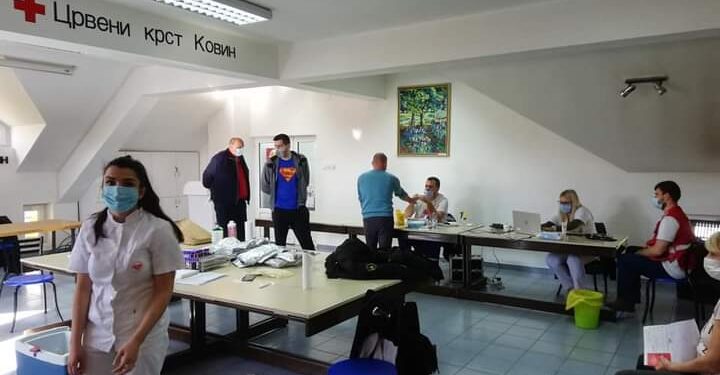 Akcija dobrovoljnog davanja krvi u Kovinu 1. decembra