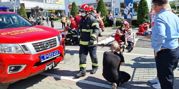 Crveni krst organizovao pokaznu vežbu u Pančevu