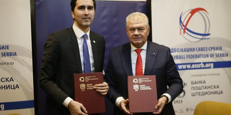 Banka Poštanska Štedionica i u naredne četiri godine generalni sponzor Odbojkaškog saveza Srbije