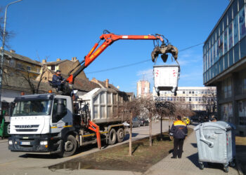 Novi kontejneri u centru Pančeva