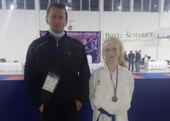 Pripreme članova karate kluba „Kovačica“