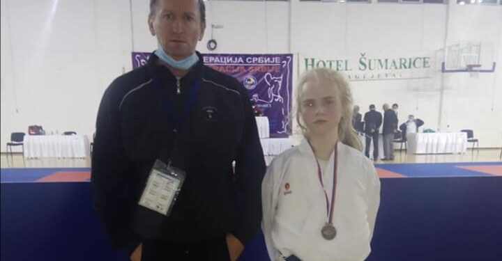 Pripreme članova karate kluba „Kovačica“