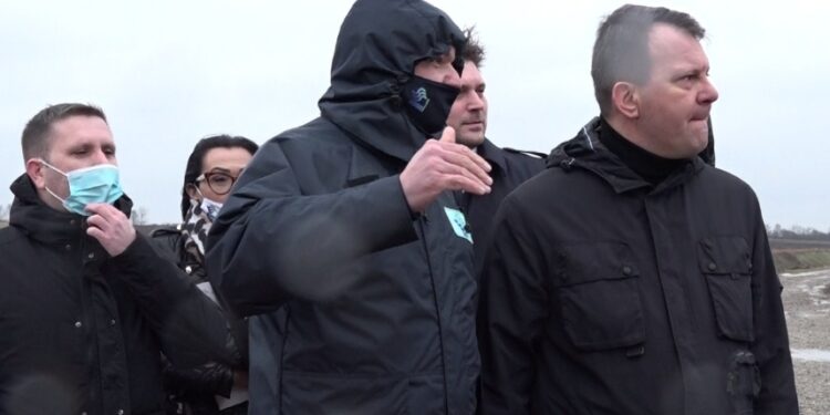 Mirović obišao radove na izgradnji crpne stanice i sistema za navodnjavanje kod Pančeva