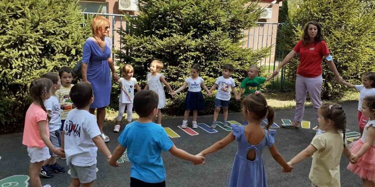 Članica Gradskog veća grada Pančeva mr Tatjana Božić posetila vrtić na Strelištu