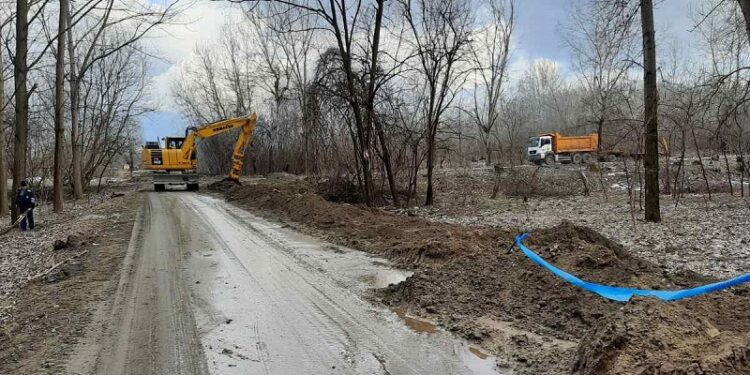 Obimni infrastrukturni radovi opremanja poluolimpijskog bazena u Kovinu