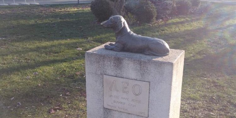 Pančevo je psu heroju podiglo spomenik