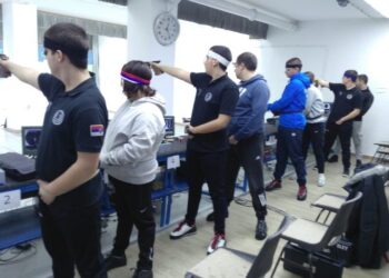 Streljaštvo: Zajednički trening aktuelnih takmičara pištoljem u Kikindi