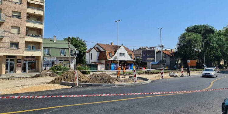 U toku druga faza radova na izgradnji kružnog toka u Pančevu