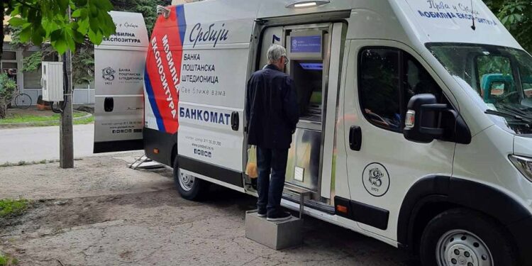 Mobilna ekspozitura Banke Poštanska štedionica danas u Kovinu