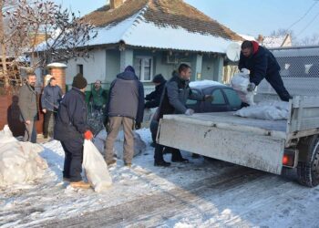 Donacija u briketima za devet domaćinstava u opštini Opovo