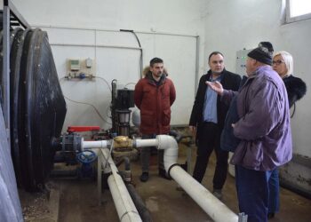 Novi elektromagnetni ventili u vodostanici Sakule