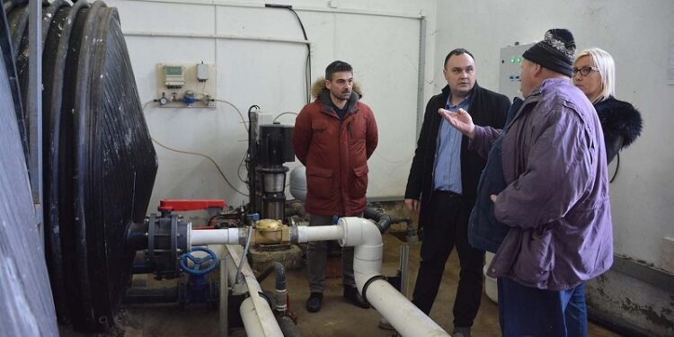 Novi elektromagnetni ventili u vodostanici Sakule