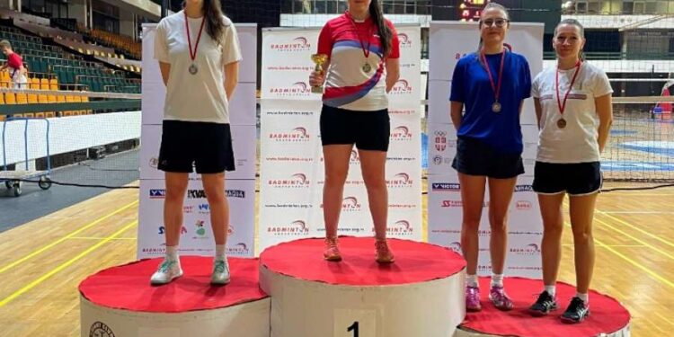 Marija Samardžija i Maša Aleksić dvostruke prvakinje Vojvodine u badmintonu