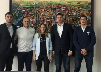 Gradonačelnik Pančeva Aleksandar Stevanović organizovao prijem za Anju Crevar