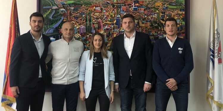 Gradonačelnik Pančeva Aleksandar Stevanović organizovao prijem za Anju Crevar