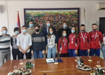 Gradonačelnik Pančeva priredio prijem za osvajače medalja na Sportskim igrama mladih i Školarijadi