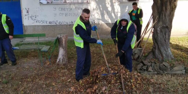 Radnici Zelenila na više lokacija