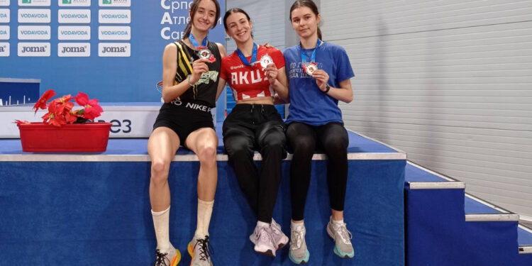 Atletičarka iz Pančeva Sanja Marić osvojila bronzanu medalju na Prvenstvu Srbije u dvorani