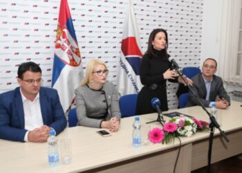 Marija Obradović u poseti SNS Pančevo