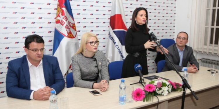 Marija Obradović u poseti SNS Pančevo