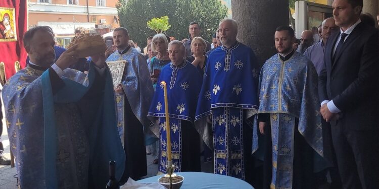 Obeležena slava grada Pančeva, Uspenje Presvete Bogorodice