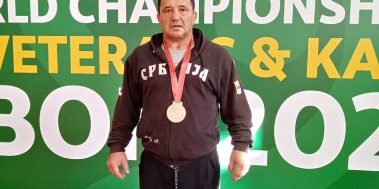 Džudista Slavko Stanišić iz Pančeva svetski šampion, veteran donosi zlato iz Portugala