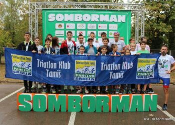 TK Tamiš osvojio 17 medalja na sprint triatlonu u Somboru