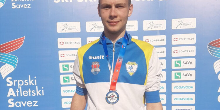 Pančevac Strahinja Stevšić vicešampion Srbije u atletici