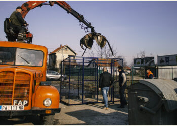 JKP „Higijena“: U Pančevu postavljene „kućice“ za privremeno skladištenje ambalaže